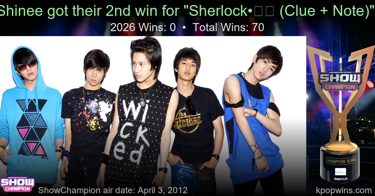 Shinee - Sherlock•셜록 (Clue + Note)